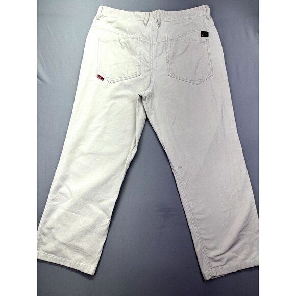 Quick Silver Denim Jeans White Straight Fit Relaxed Jeans 36 Stretch - Picture 10 of 16